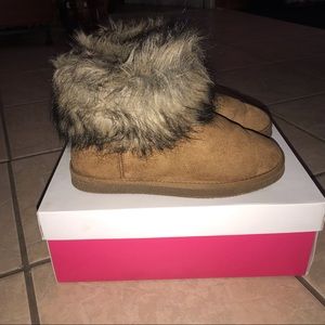 JustFab Furry Boots